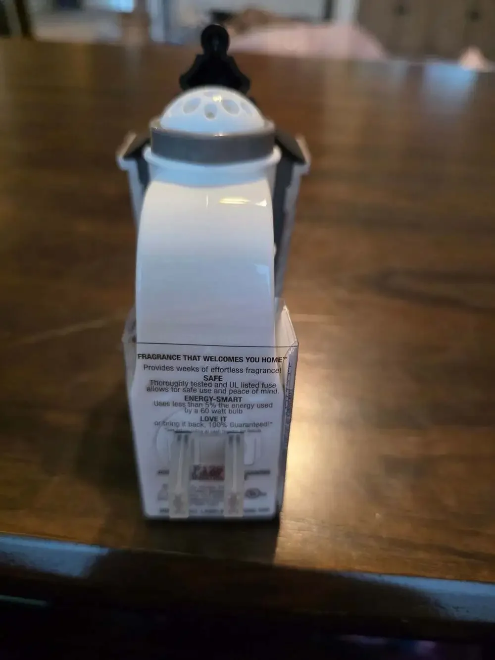 BBW Wallflowers Timeless Lantern Wood-Look Nightlight Fragrance Plug
